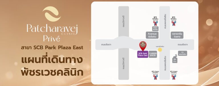 patcharavej prive clinic scb park plaza รัชโยธิน